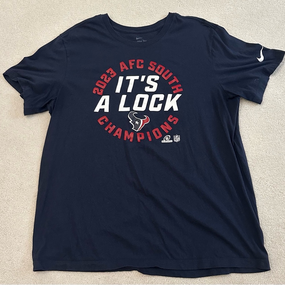 Nike Men's Navy Blue AFC South Champions T-Shirt